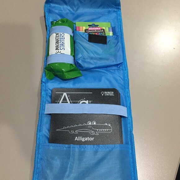 NEW! Imagination Starters Travel Set with Write-On Flash Cards, Crayons & Wipes - Picture 4 of 15